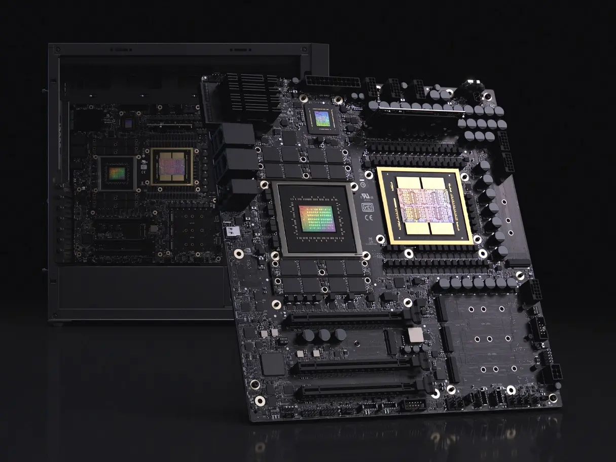Материнская плата NVIDIA GB300 Grace Blackwell