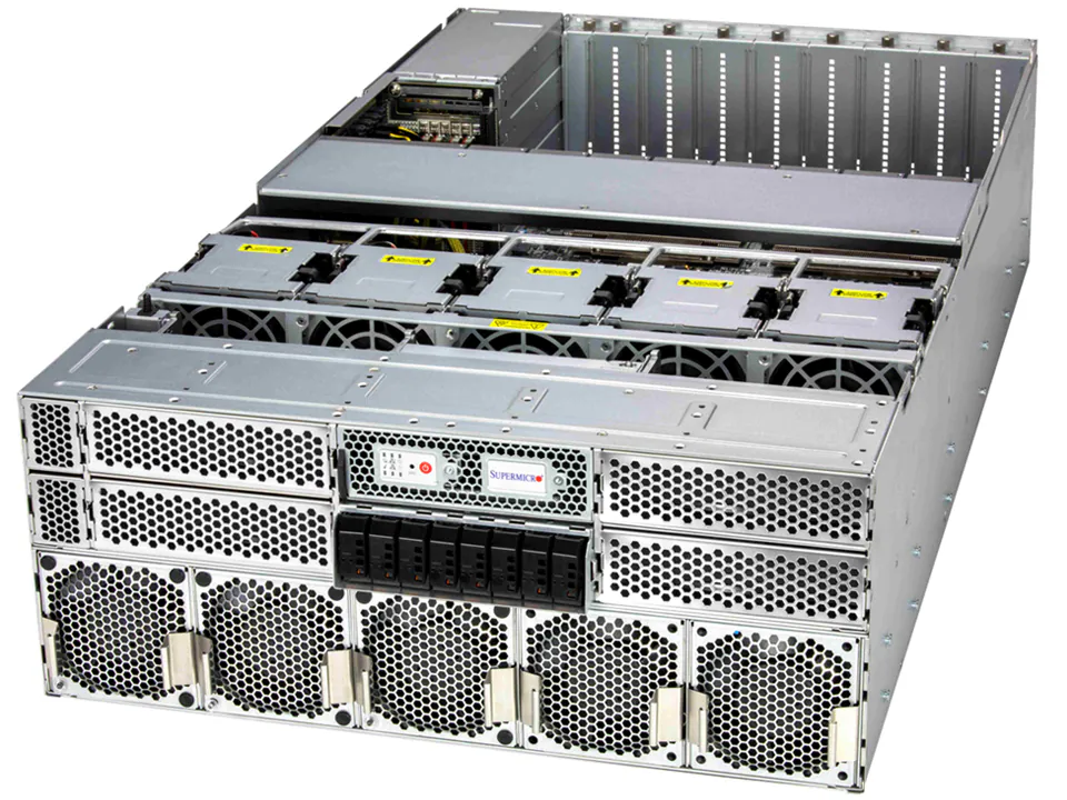 Сервер Supermicro GPU SuperServer SYS-422GL-NR - вид спереди