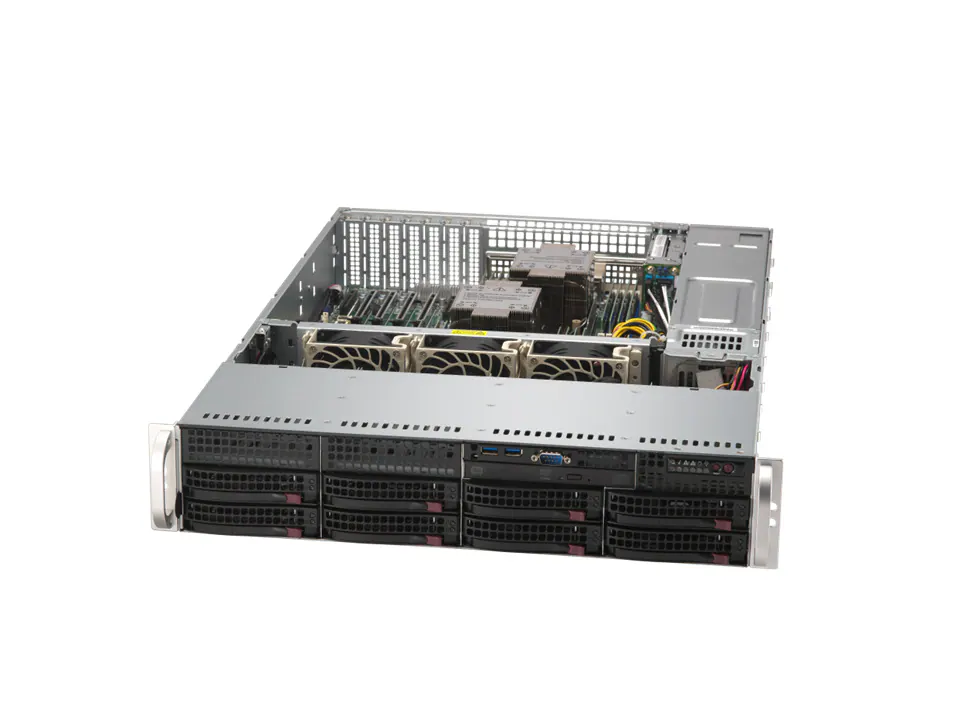 Supermicro SYS-622B-TRT Сервер Supermicro Mainstream SYS-622B-TRT - вид спереди